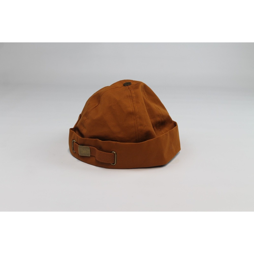 Hairbrella Classic Size, Brown With Gold Satin Lining Rain Hat Sleepcap No Brim - Picture 2 of 6